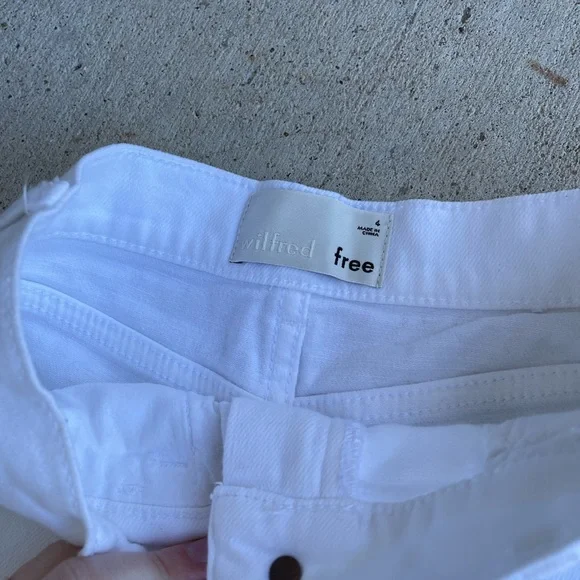 Wilfred• white jean shorts - Picture 3 of 9